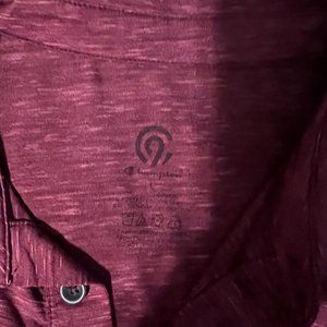 Men's Large C9 by Champion golf shirt; burgundy